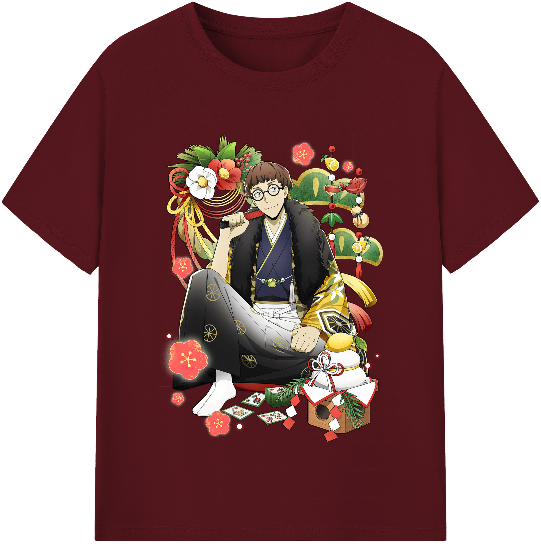 （画像用） 文豪ストレイドッグス Bungo Stray Dogs 綿100％半袖Tシャツ（フロントプリント）